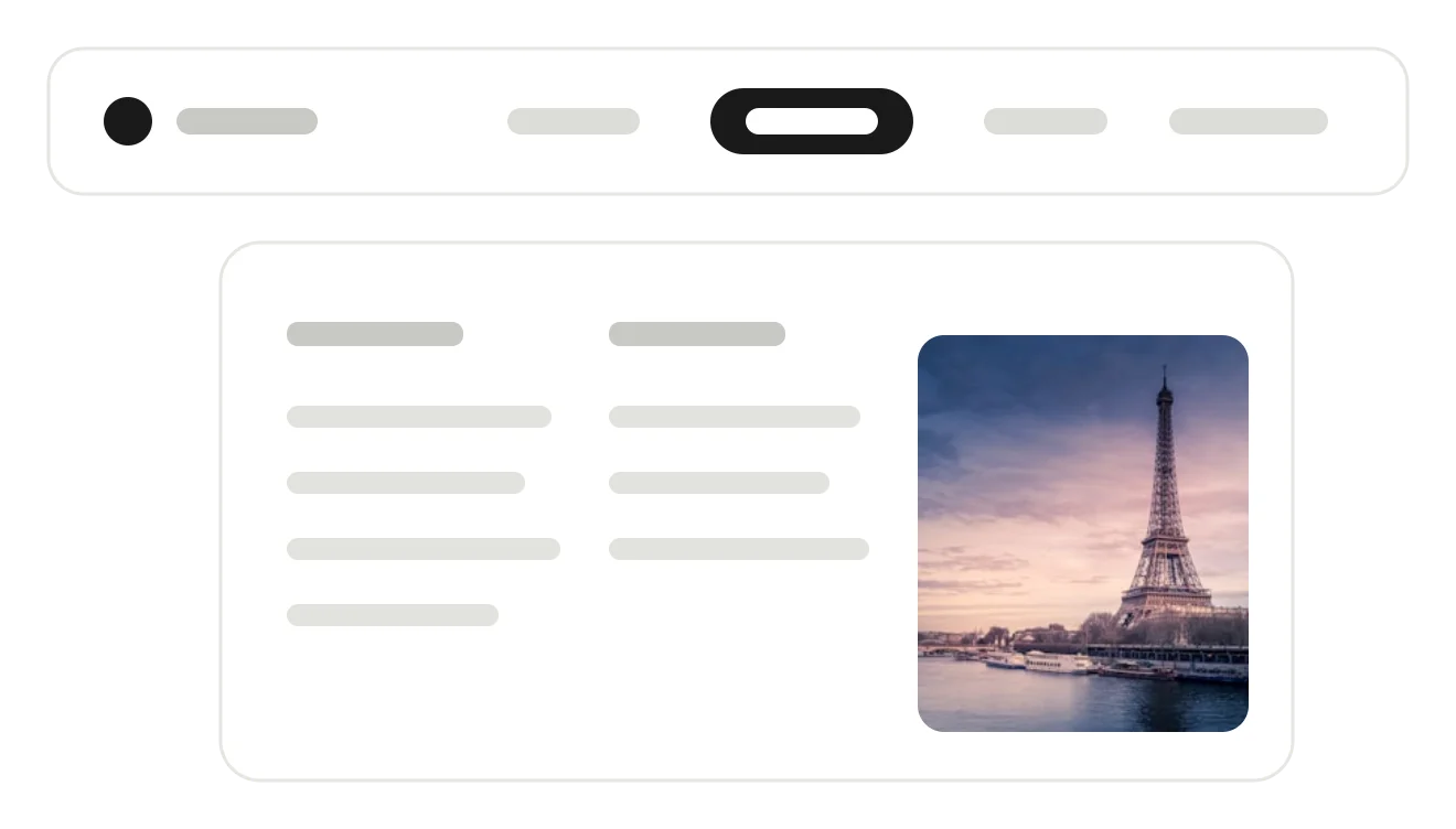 Mega Menu module preview